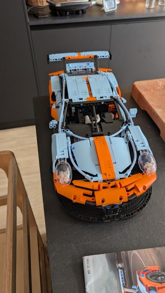 China (Lego Technic) Porsche 911 RSR (42096), Lego, Compleet, Ophalen of Verzenden, Zo goed als nieuw