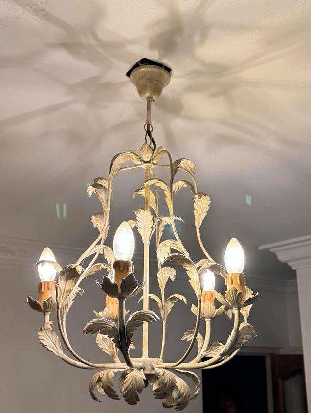 Kroonluchters 2x, Huis en Inrichting, Lampen | Kroonluchters, Gebruikt, Metaal, Ophalen