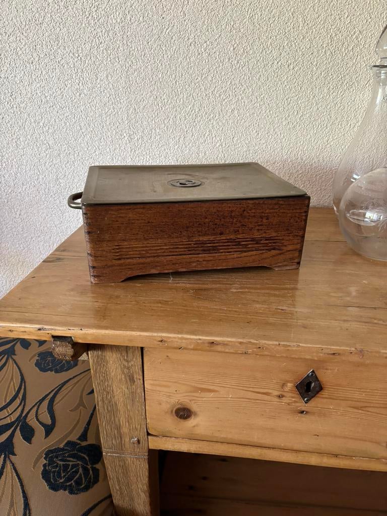 Koperen stoof, Antiek en Kunst, Curiosa en Brocante, Ophalen of Verzenden