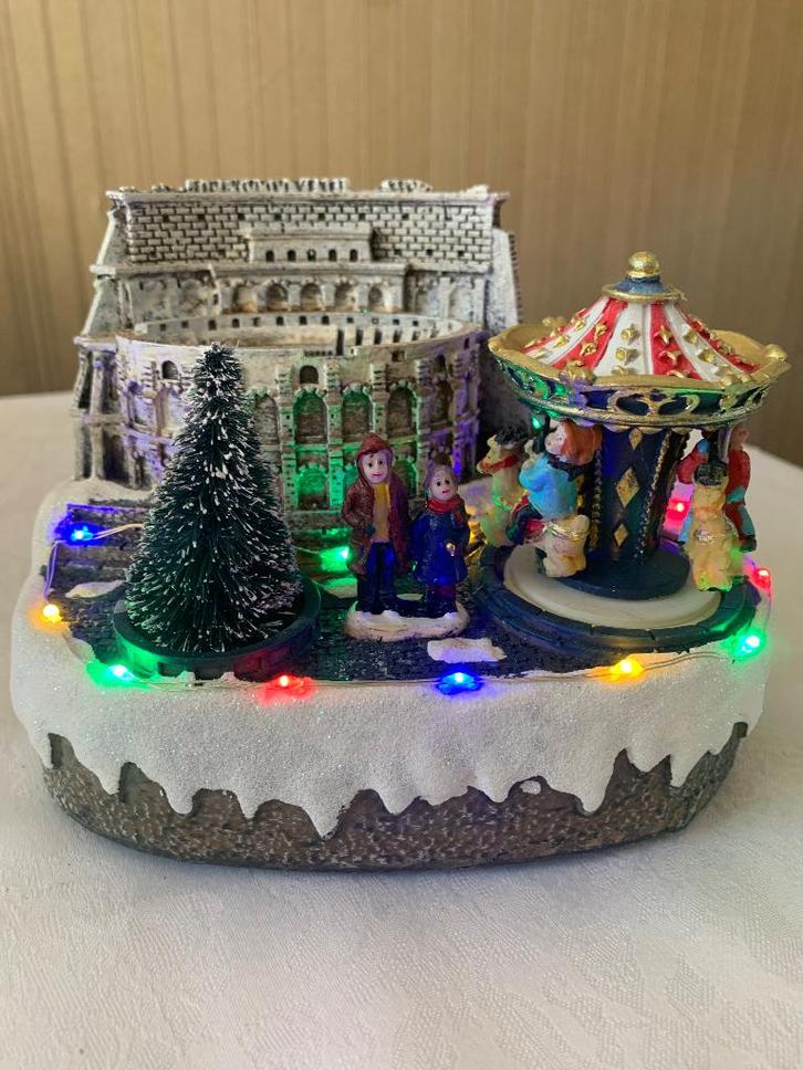 Te koop Lumineo Kersthuisjes, Diversen, Kerst, Gebruikt, Ophalen of Verzenden