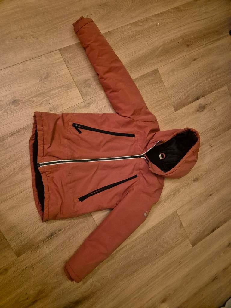 Stoere oranje winterjas maat 158/164, Kinderen en Baby's, Kinderkleding | Maat 158, Ophalen, Gebruikt, Jongen of Meisje, Onbekend