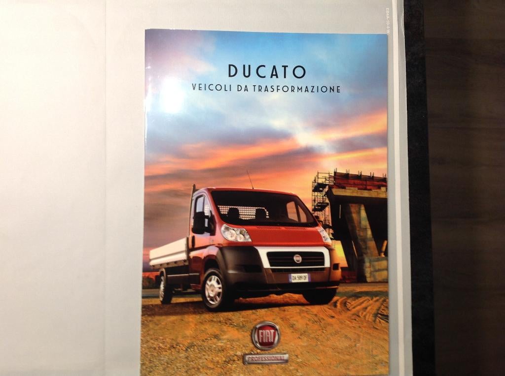 Fiat Ducato folder Italiaans 24 blz 2008, Ophalen of Verzenden, Nieuw, Overige merken