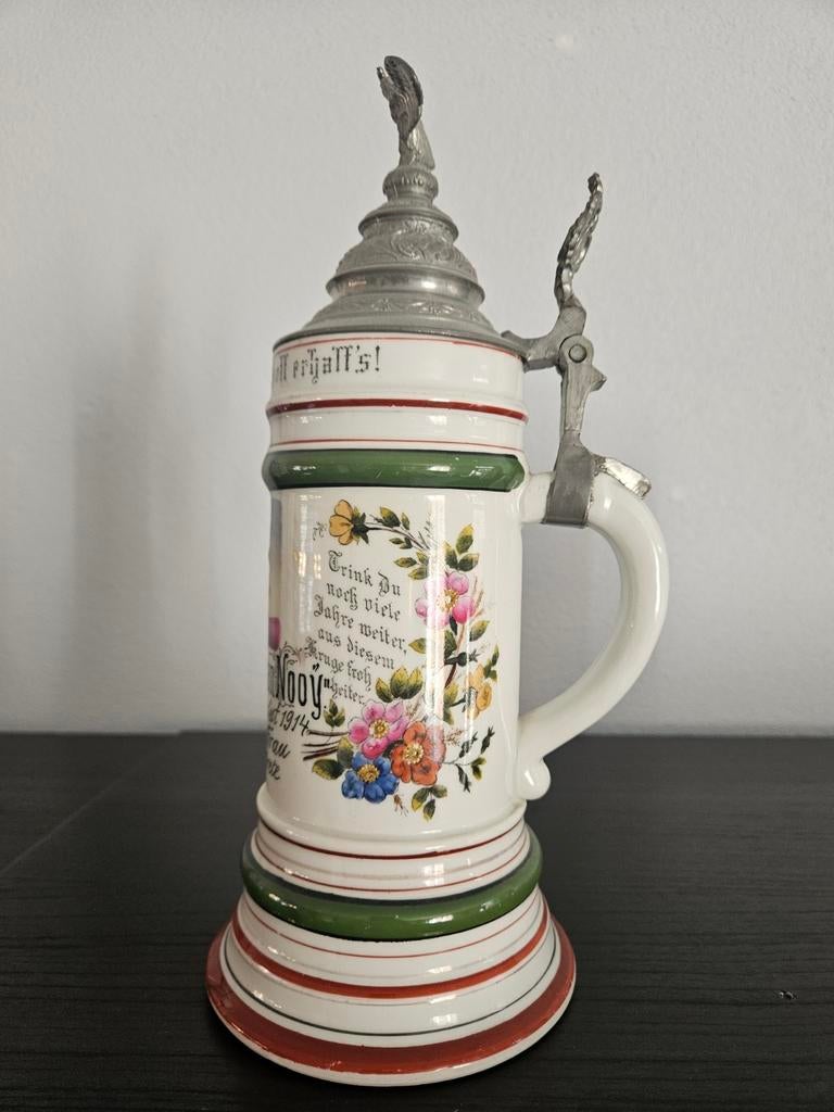 Duitse reservisten bierpul uit 1914, Verzamelen, Ophalen, Zo goed als nieuw, Pul(len), Overige merken