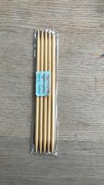 Bamboo sokkenbreinaalden 8 mm. 20 cm, Ophalen of Verzenden, Zo goed als nieuw, Breien, Naald