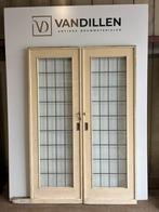 Oude ensuite / schuifdeuren glas in lood + sluiting