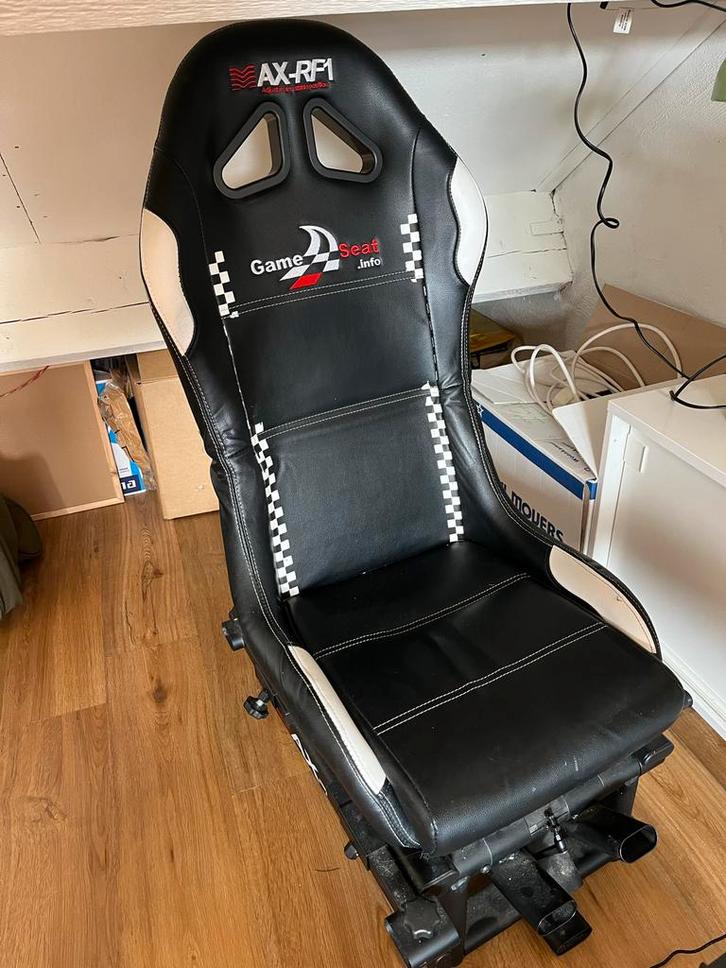 Gameseat AX-RF1 Sim Race Stoel - simracing racing seat, Computers en Software, Joysticks, Gebruikt, Ophalen