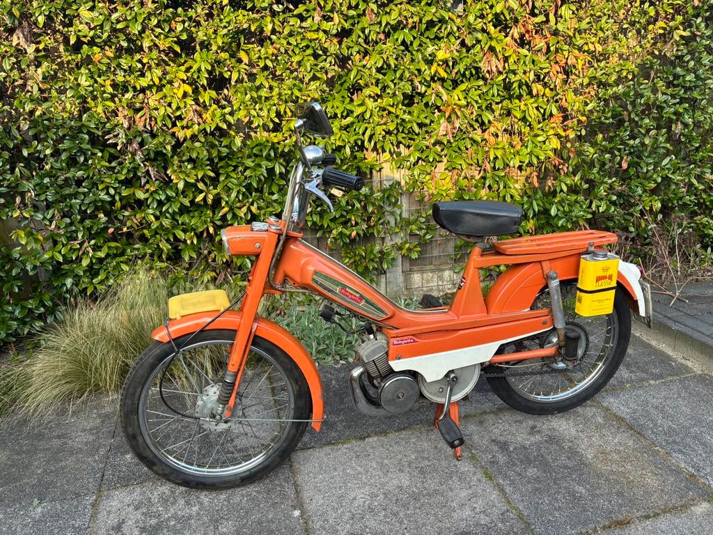Mooie originele Kaptein Mobylette AV50 met kenteken, Fietsen en Brommers, Brommers | Oldtimers, Maximaal 45 km/u, 0 versnellingen