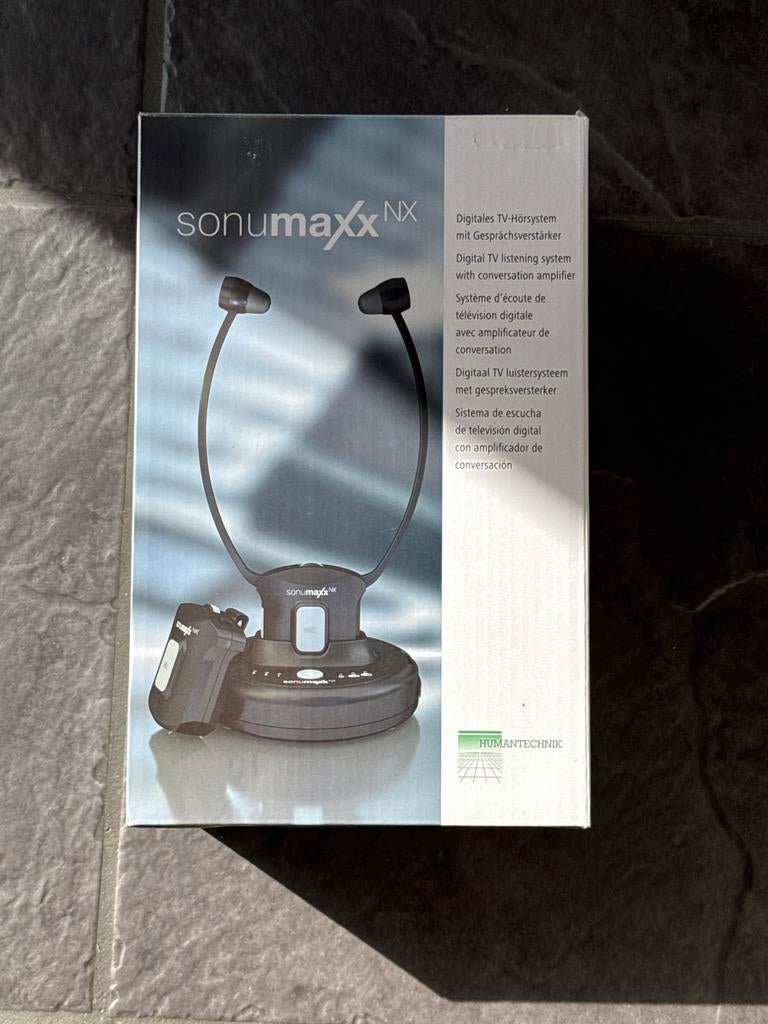 Sonumaxx NX Digitaal TV luistersysteem, Ophalen of Verzenden, Nieuw, Over oor (circumaural), Overige merken