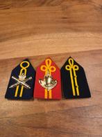 3x kraag embleem kl opleiding, Ophalen of Verzenden, Landmacht, Nederland, Embleem of Badge