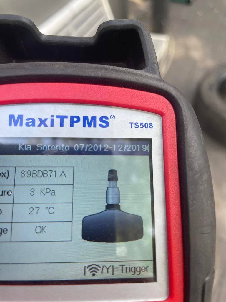 TPMS Sensoren Kia Sorento 2012-2019 (4 stuks), Ophalen of Verzenden, Gebruikt
