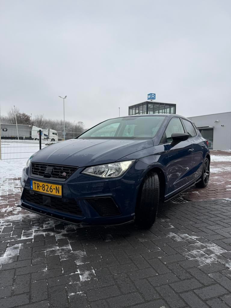 Seat Ibiza 1.0 TSI 155PK 2018 Blauw Black Pack, Voorwielaandrijving, Stof, 40 €/maand, Euro 6