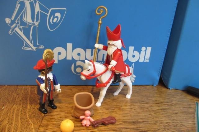 Playmobil Sint 4893 sinterklaas Piet Ozosnel compleet, Ophalen of Verzenden, Zo goed als nieuw, Complete set