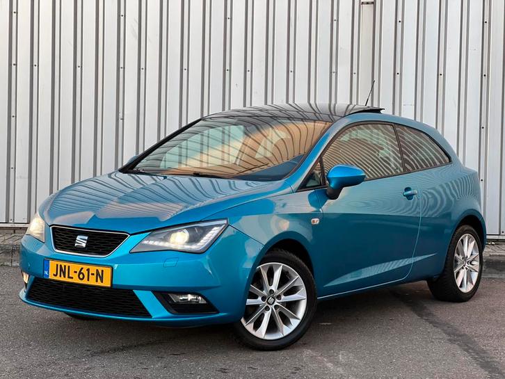 SEAT Ibiza 1.0 TSI 55KW Style Pano Navi Xenon LED PDC 2016, Auto's, Seat, Bedrijf, Ibiza, ABS, Adaptieve lichten, Airbags, Airconditioning
