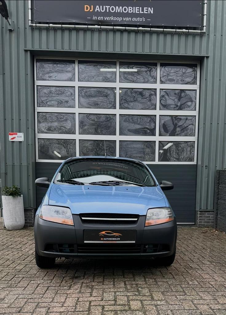 Chevrolet Kalos 1.4 2006 Blauw, Auto's, Stof, 40 €/maand, 4 cilinders, Origineel Nederlands