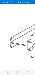 Kasprofiel. Profiel moet 3 x 3 x 200cm zijn., Ophalen of Verzenden