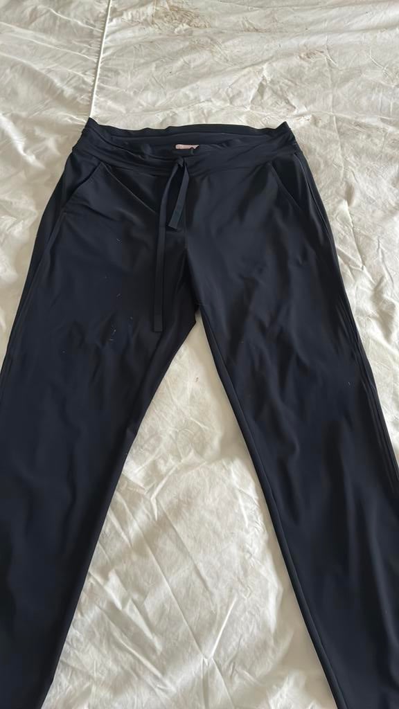 Studio Anneloes maat M, donkerblauw travel stof broek, Maat 38/40 (M), Studio Anneloes, Blauw, Ophalen of Verzenden