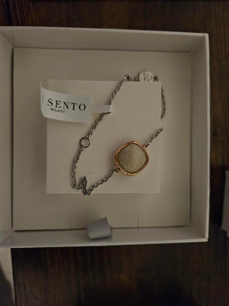 Ti Sento Milano Armband met Steen, Nieuw, Ophalen of Verzenden, Met edelsteen, Zilver