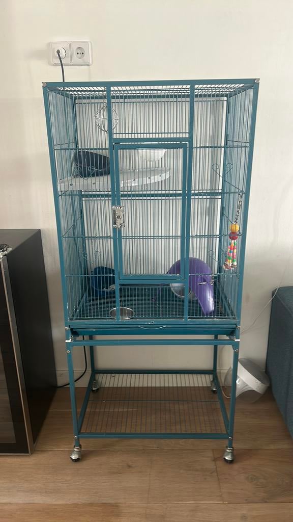 Vogel/reptielen kooi, Dieren en Toebehoren, Vogels | Hokken en Kooien, Ophalen, Zo goed als nieuw, Metaal, Vogelkooi