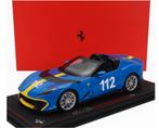 BBR Ferrari 812 Competizione A Spider #112 2022 met Vitrine, Hobby en Vrije tijd, Modelauto's | 1:18, Overige merken, Auto, BBR Models