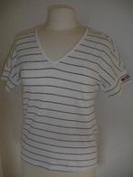 TOMMY HILFIGER t- shirt wit streep maat M - nieuw -, Kleding | Dames, T-shirts, Maat 38/40 (M), Wit, Nieuw, Ophalen of Verzenden
