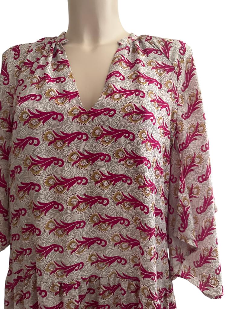 Sissel Edelbo jurk One Size, Maat 38/40 (M), Verzenden, Zo goed als nieuw, Roze