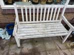 Hardhouten tuinbankje, Ophalen of Verzenden, Zo goed als nieuw, Hout