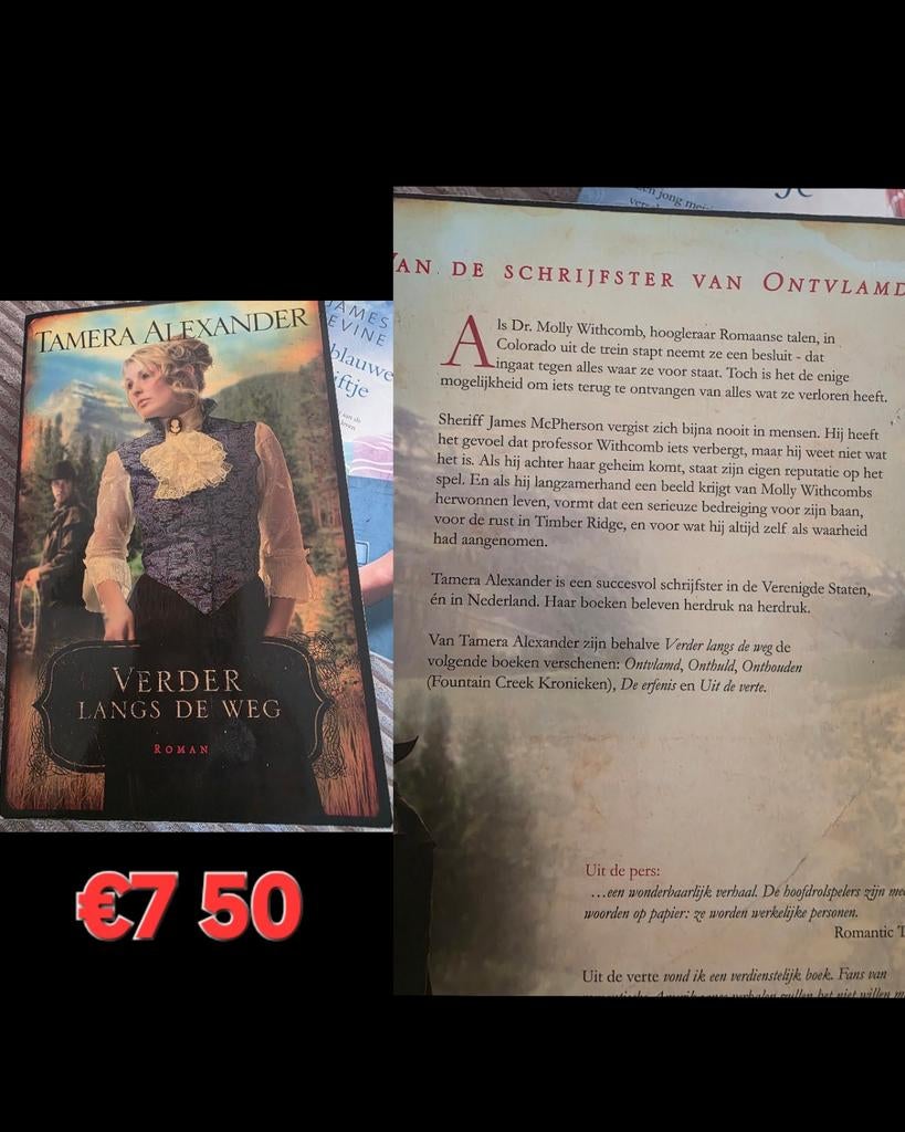 Verder langs de weg Tamera Alexander, Boeken, Ophalen of Verzenden, Zo goed als nieuw