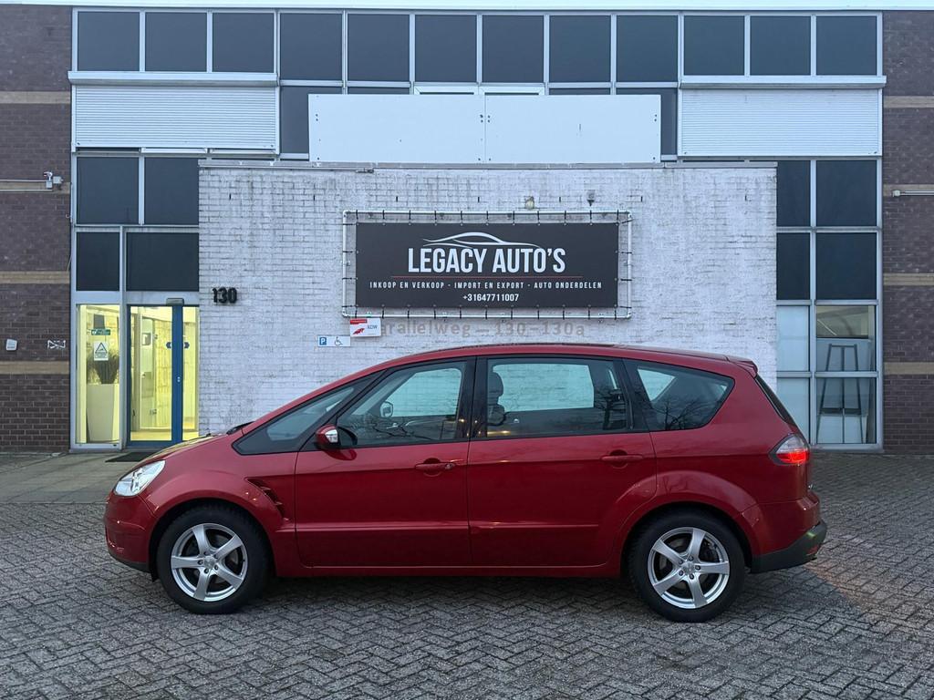 Ford S-Max 2.0-16V - 7 PRSN - GOED ONDERHOUDEN - RIJDT & SCH, Voorwielaandrijving, Stof, Gebruikt, Zwart