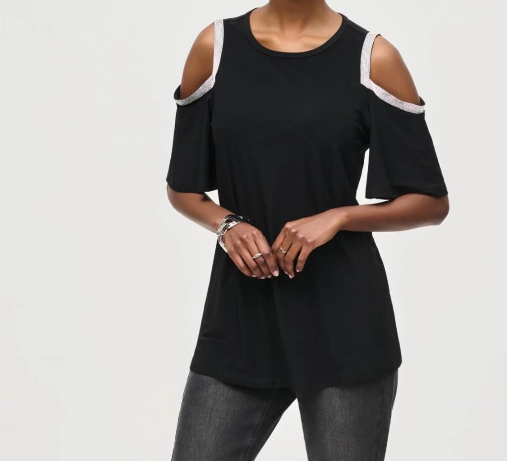 Joseph ribkoff Top mt.40 nieuw, Maat 38/40 (M), Blauw, Joseph Ribkoff, Nieuw