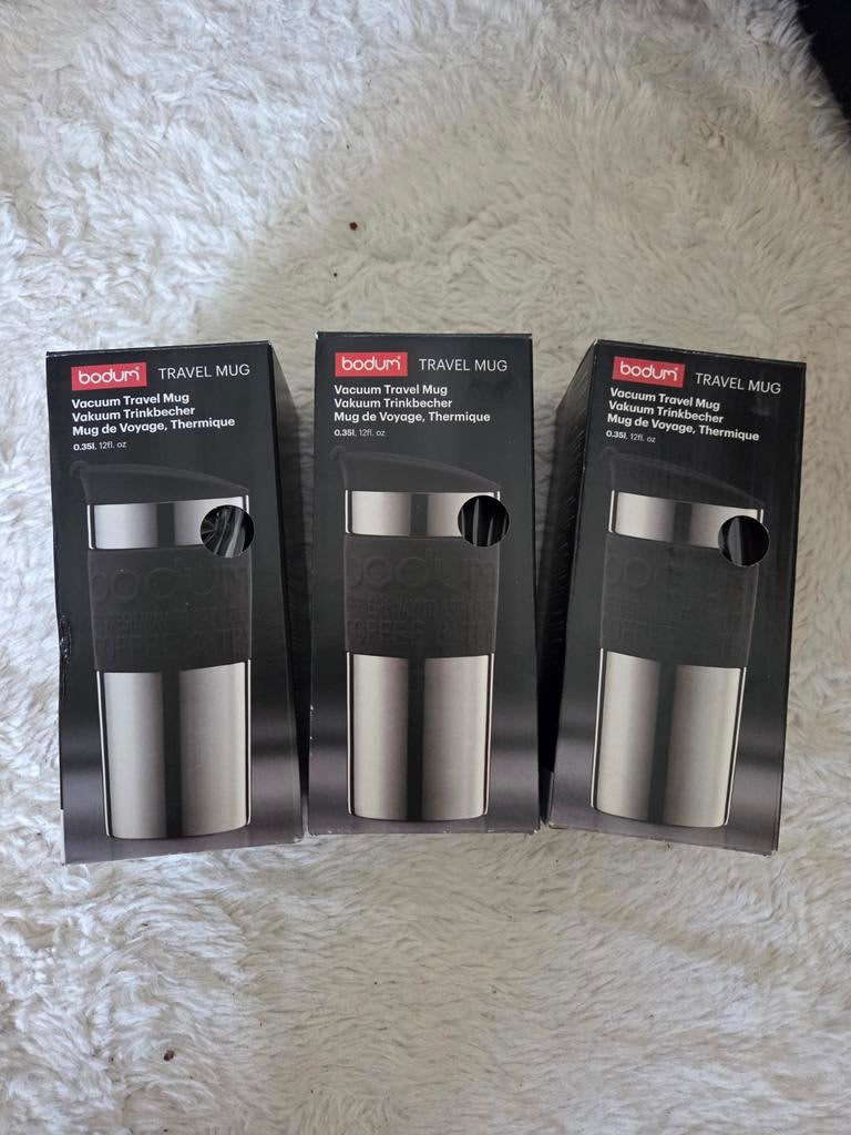 Bodum travel mug 3 x nieuw!, Ophalen of Verzenden, Nieuw