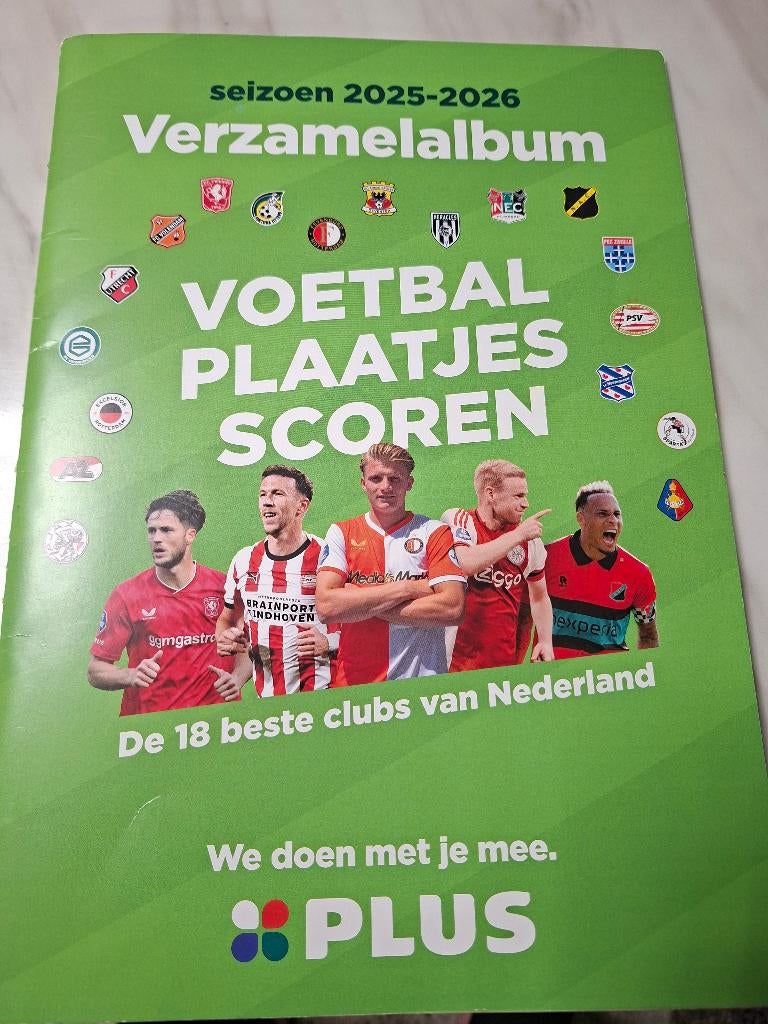 Gezocht plus voetbalplaatjes, Verzamelen, Supermarktacties, Plus, Ophalen of Verzenden