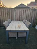 Stevige metalen tuintafel 200x100 cm - Spijkenisse, Ophalen, Gebruikt, Rechthoekig, Metaal