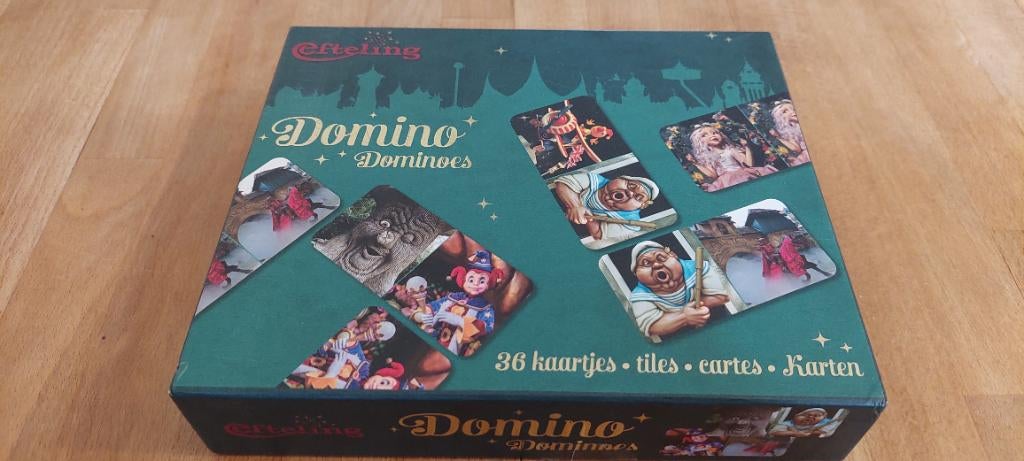 Efteling domino , nieuwstaat ., Verzamelen, Ophalen of Verzenden, Zo goed als nieuw, Gebruiksvoorwerp
