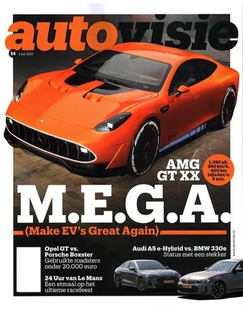 Autovisie 14 2025 : Mercedes S-klasse - BMW 330e - Audi A5, Ophalen of Verzenden, Gelezen, Algemeen