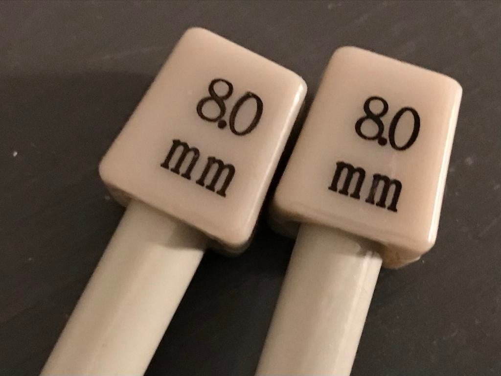 Breinaalden 7mm, 8mm 10mm  4,5mm 6mm 5mm, Hobby en Vrije tijd, Breien en Haken, Ophalen, Gebruikt, Breien, Naald