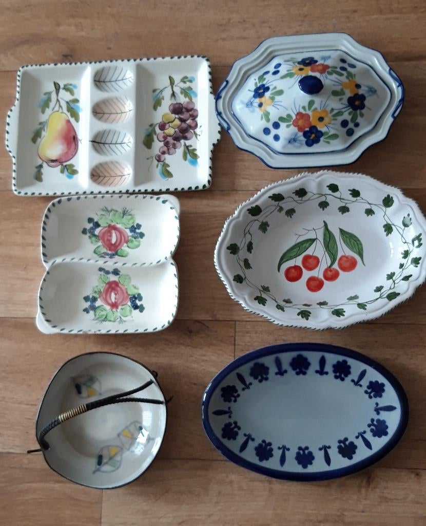 Servies / Schalen 6 st, Ophalen of Verzenden, Nieuw, Rechthoekig, Steen of Aardewerk