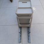 Afvalemmer met pedaal - Kunststof, Ophalen, Kunststof, Gebruikt, Met pedaal