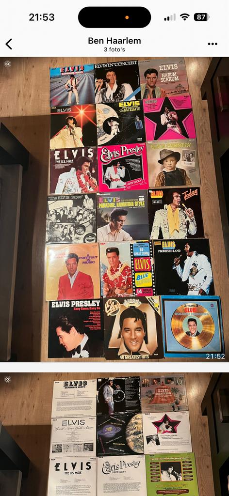 18 LP’s  Elvis Presley, Cd's en Dvd's, Vinyl | Pop, Ophalen of Verzenden, 1960 tot 1980, Zo goed als nieuw, 12 inch