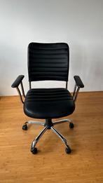Zwarte bureaustoel / black desk chair, Ophalen, Gebruikt, Zwart, Bureaustoel