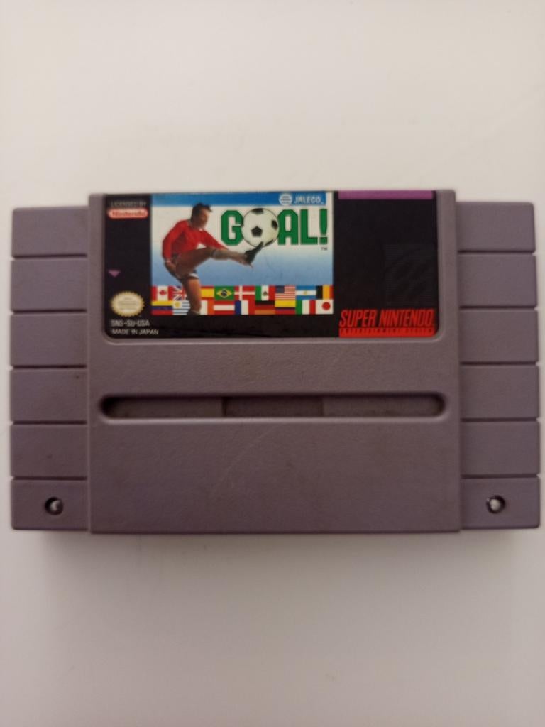 Goal ntsc snes, 1 speler, Verzenden, Gebruikt, Vanaf 3 jaar