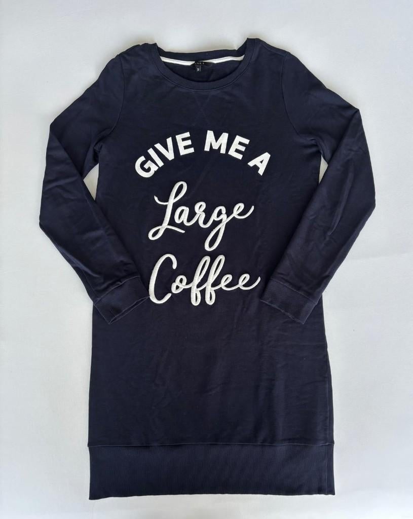 Nikkie jurkje Sweater maat 38 Heerlijk , cozy ZGAN, Maat 38/40 (M), Blauw, Ophalen of Verzenden, Zo goed als nieuw