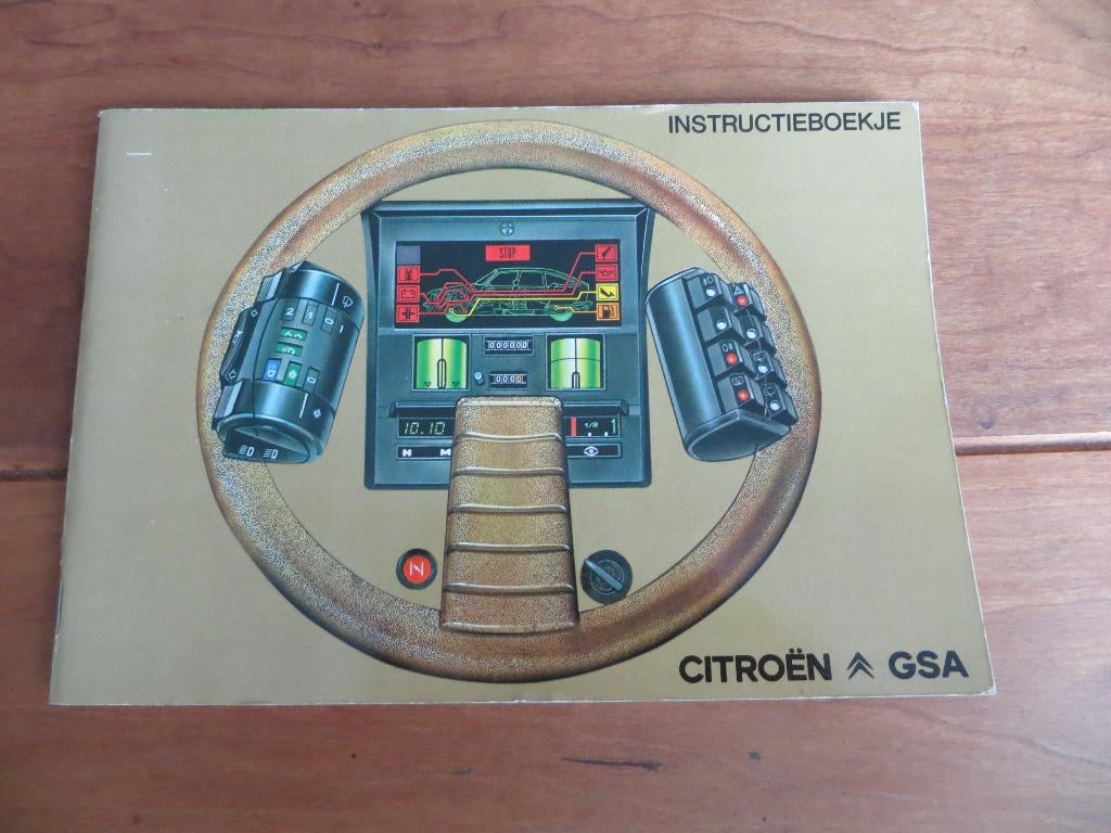 Instructieboek Citroen GSA, GSA Break 1979, 1983, Ophalen of Verzenden