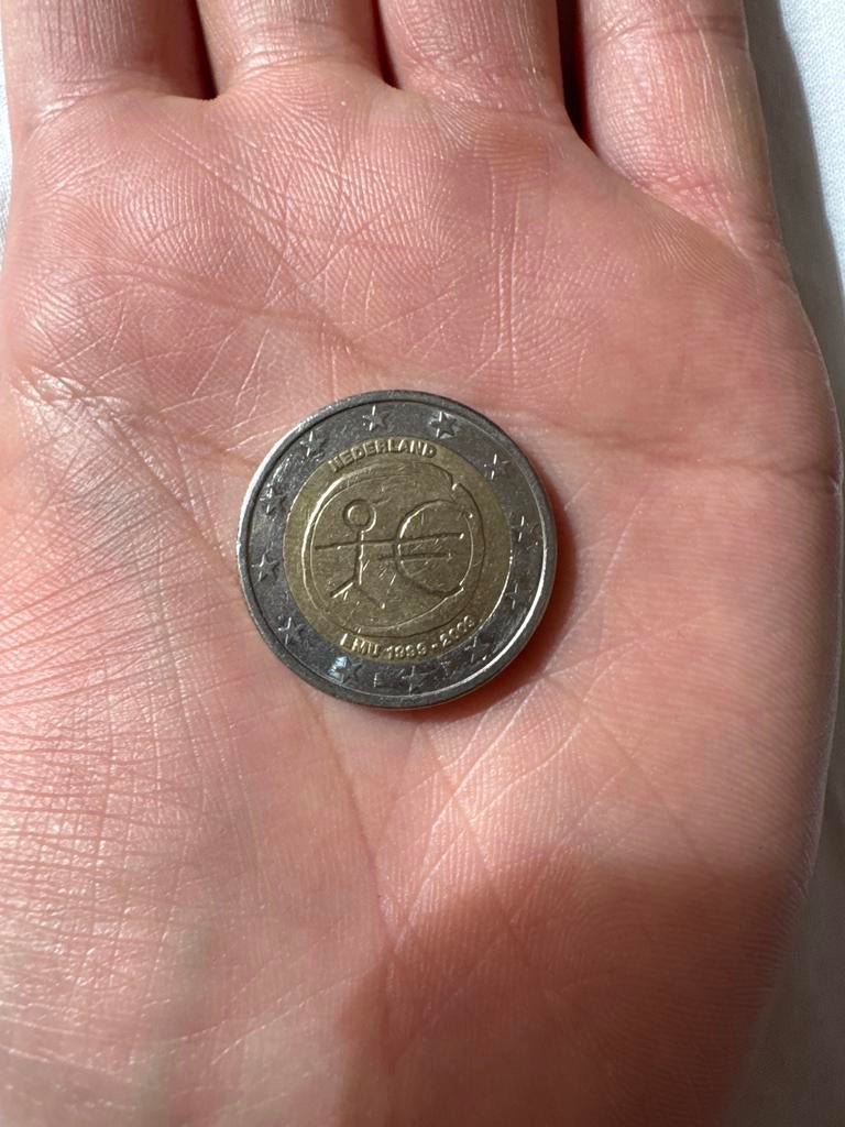 2 euro munt Nederland 1999-2009, Postzegels en Munten, Ophalen of Verzenden, Overige landen, 2 euro, Losse munt