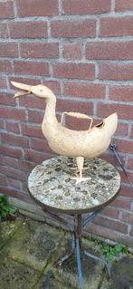 Leuke brocante gieter, ijzer, handgemaakt, eend, 36 cm, Ophalen, Metaal
