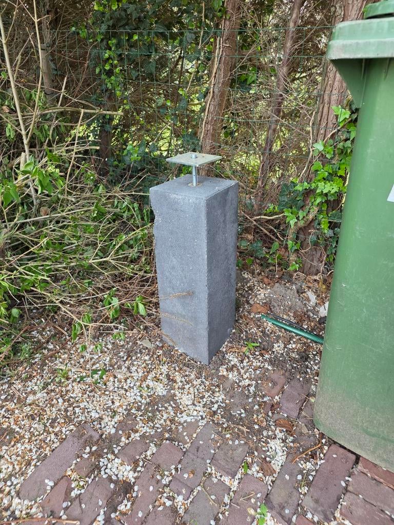 Betonpoer Antraciet 60x20 - Nieuw, Tuin en Terras, Ophalen, Nieuw, Minder dan 180 cm, Palen