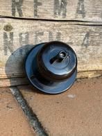 Antieke bakelieten draaischakelaar schakelaar lamp stroom, Ophalen of Verzenden