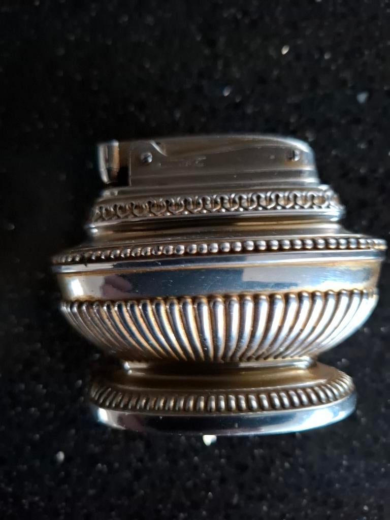 Verzilverde Art Nouveau Tafelaansteker Moritz & Hacker, Ophalen of Verzenden, Gebruikt, Aansteker