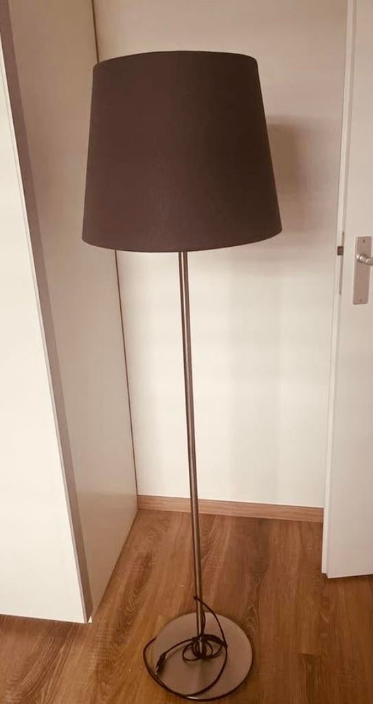IKEA Skaftet Vloerlamp TYP G1711 - Donkergrijs, Ophalen, Zo goed als nieuw, Stof, 100 tot 150 cm