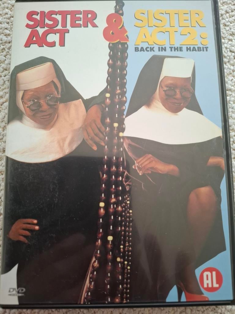 Sister Act 1 en 2, Alle leeftijden, Ophalen of Verzenden, Zo goed als nieuw, Actiekomedie