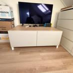 IKEA Besta meubel met 2 grijze deurtjes, Huis en Inrichting, Kasten | Televisiemeubels, Ophalen, Gebruikt, 100 tot 150 cm, Minder dan 100 cm